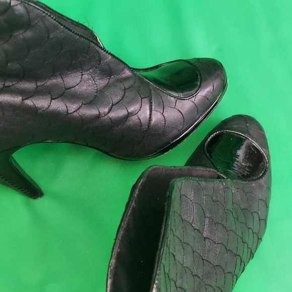 Diesel Embossed Ankle Booties - Picture 9 of 13